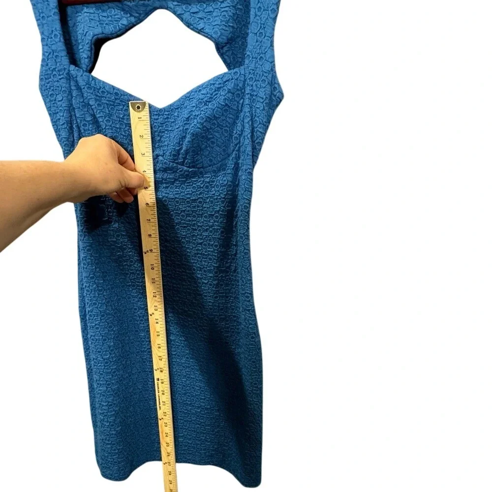 NWT Opening Ceremony, blue minidress, Sleeveless, Cutout‎ back, Size L